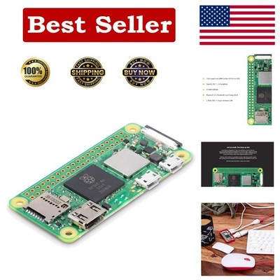 Versatile Raspberry Pi Zero 2W - 512MB RAM, USB & Camera Ready for Projects