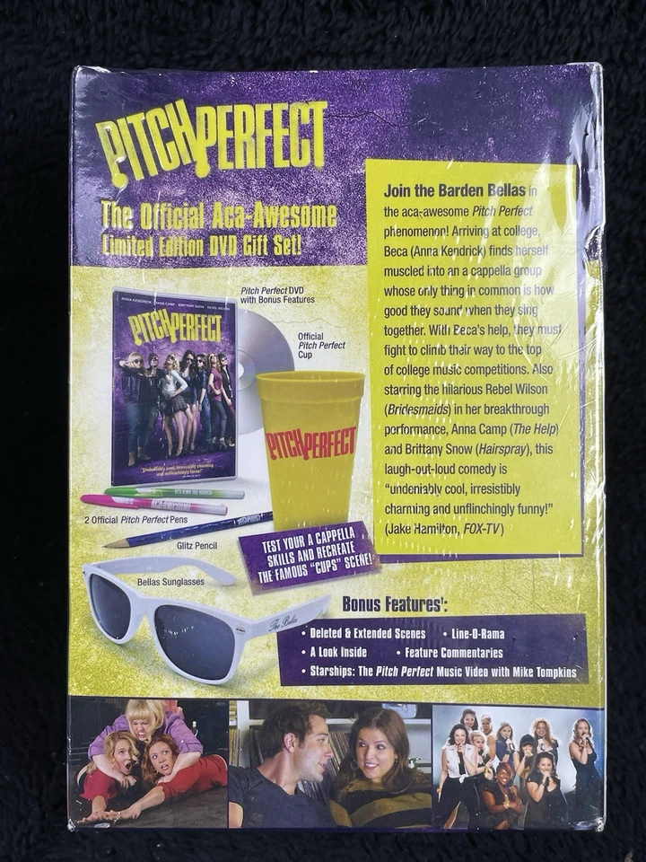 Pitch Perfect Movie Limited Edition Aca-Awesome DVD Gift Set w/ Cup Sunglasses - Image 2 of 4