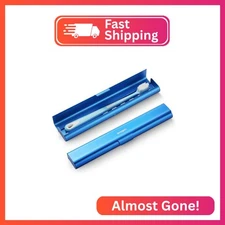 Oralphi Aluminum Toothbrush Travel Case, Portable Travel Toothbrush Holder, Dura