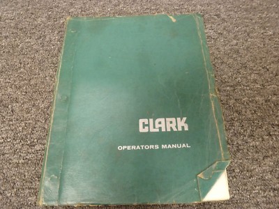 Clark IT30 IT40 Yardlift Forklift Lift Truck Owner