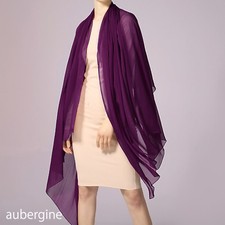 chiffon Stola Schal Tuch Tücher Stolen Hochzeit Freizeit Party zart soft Lafairy