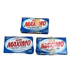 Vtg Don Maximo Gigante Detergent Soap Three Bars Stain Remover Laundry Mexico #5