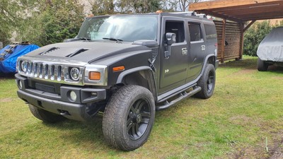 2005 Hummer H2  Schlachtfest alle Teile Leder Getriebe Räder Tank Auspuff Grill