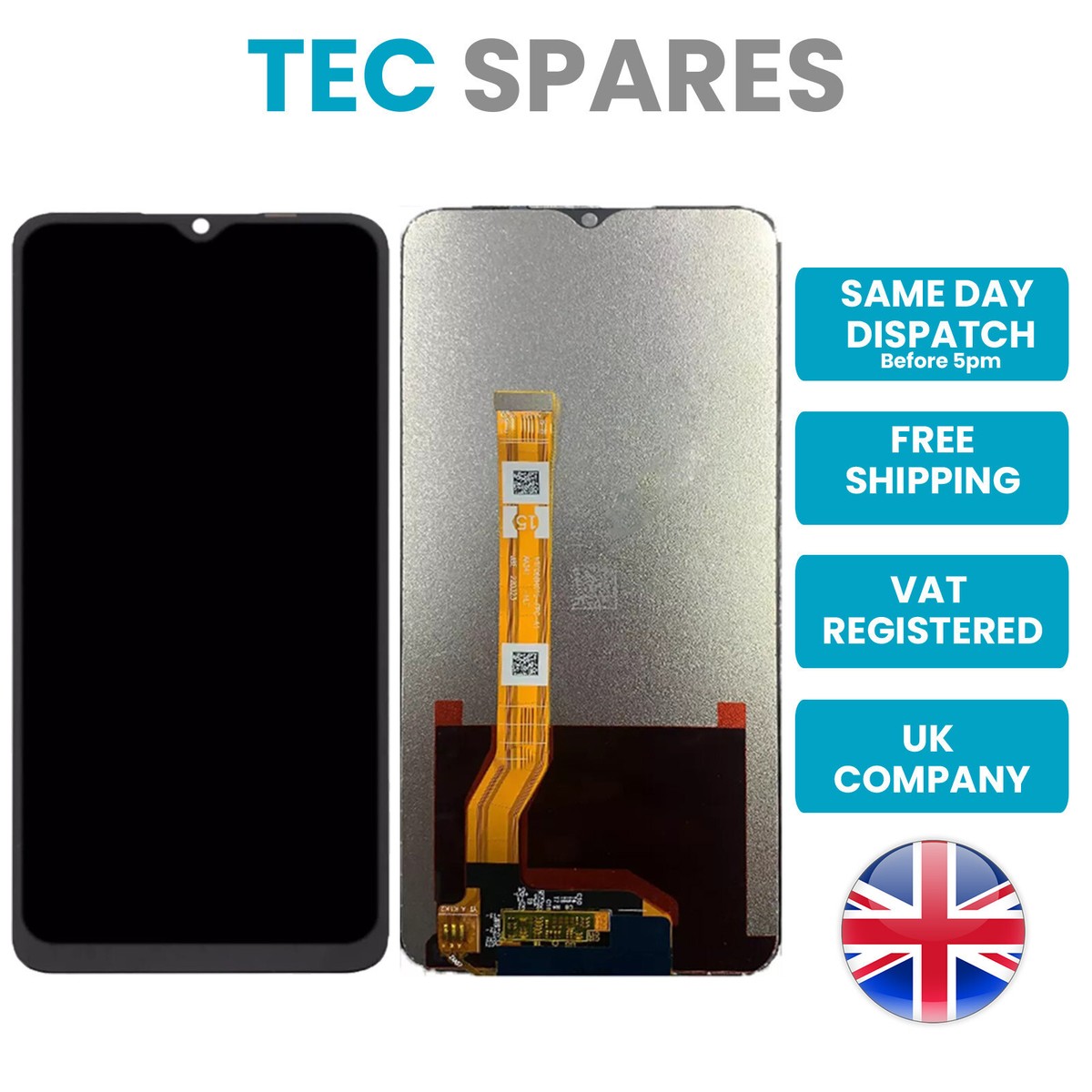 Écran LCD De Remplacement Pour Oppo A57 4G / A57s – Kit Complet Avec Outils Et Film De Protection