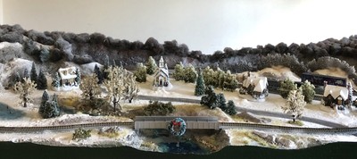 n scale winter layout