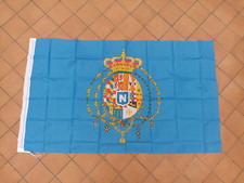 BANDIERA DEL NAPOLI CALCIO STEMMA BORBONICO BORBONE DUE SICILIE NAPLES 147X86 N