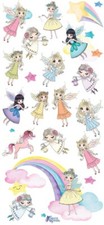 Violette Stickers Foil Fairy Princess Stickers Scrapbook Crafts Planner Supply
