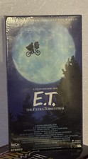 E.T. The Extra Terrestrial Black Cassette Factory Sealed ET VHS 1988 IGS READY