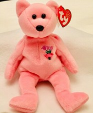 Ty Beanie Baby - MUM the Pink Bear (8.5 Inch) with MINT TAGS