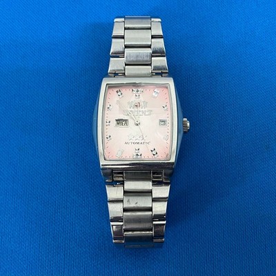 Orient Three Star automatic ladies' watch, pink dial, NQAC-01 Date From Japan