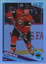2013-14 O-Pee-Chee Rainbow #492 Justin Falk - NM-MT