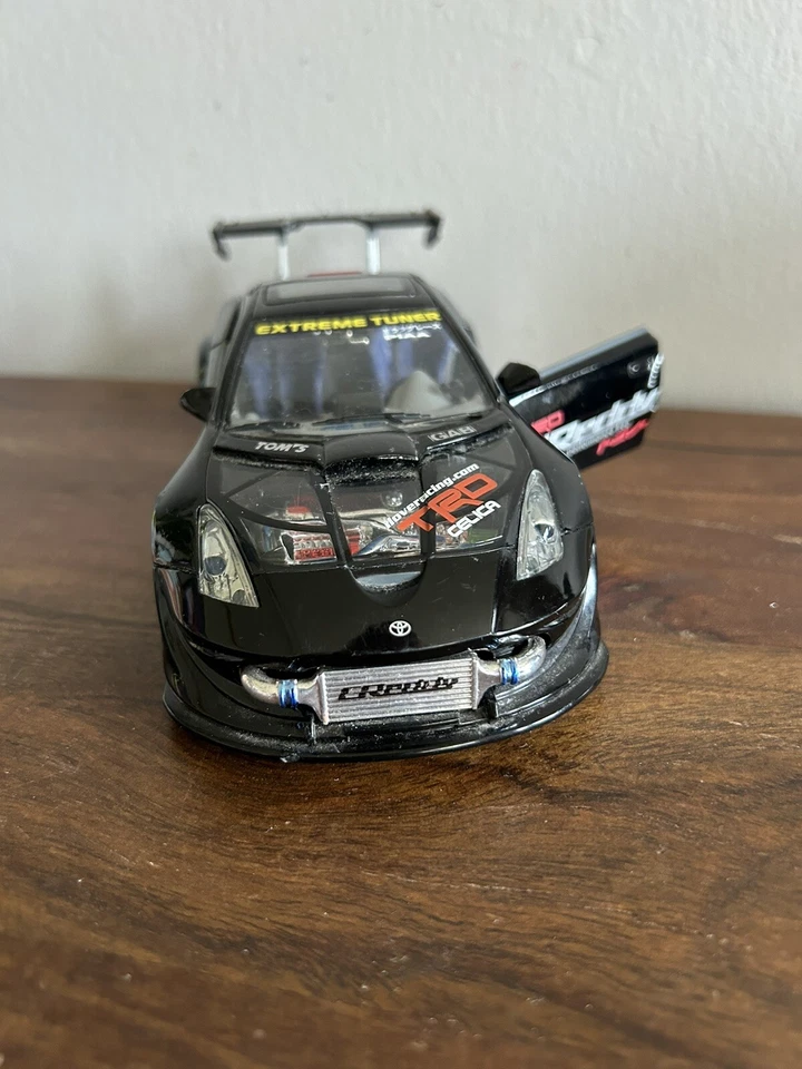 Kentoys Boley Toyota Celica EXTREME TUNER GReddy Diecast escala 1:24 negro Foto 4 de 4