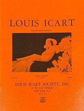 Louis Icart "Icart's Original Catalog Book  Louis Icart Society mint cond rare