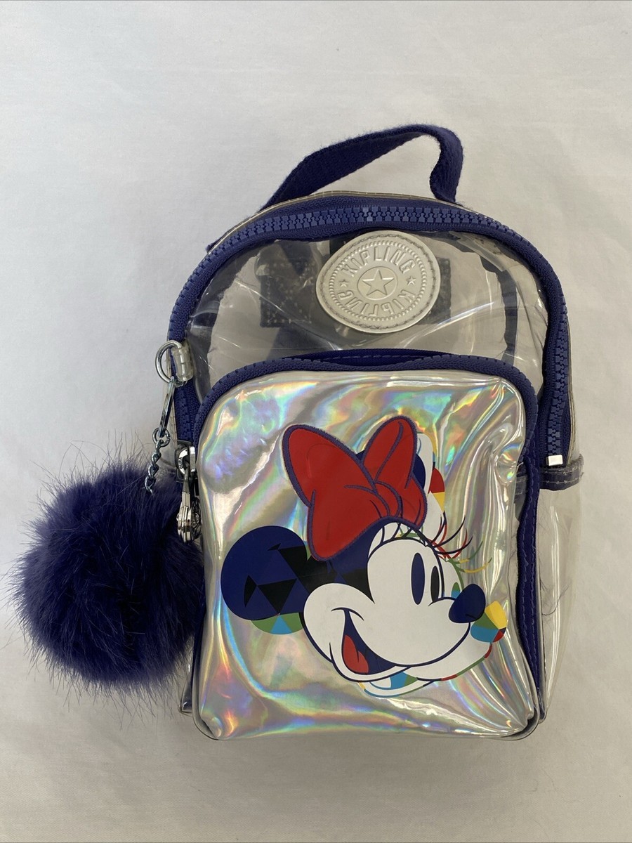 clear mini backpack disney Kipling x Disney CLEAR MINI MINNIE MOUSE BACKPACK SAMPLE NOT FOR RESALE VGC
