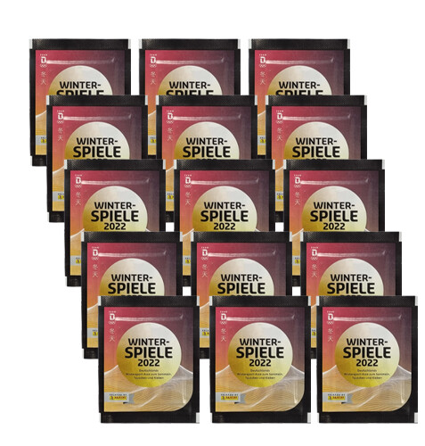 Panini Winterspiele 2022 Peking Sticker – 15x Stickertüten Je 5x