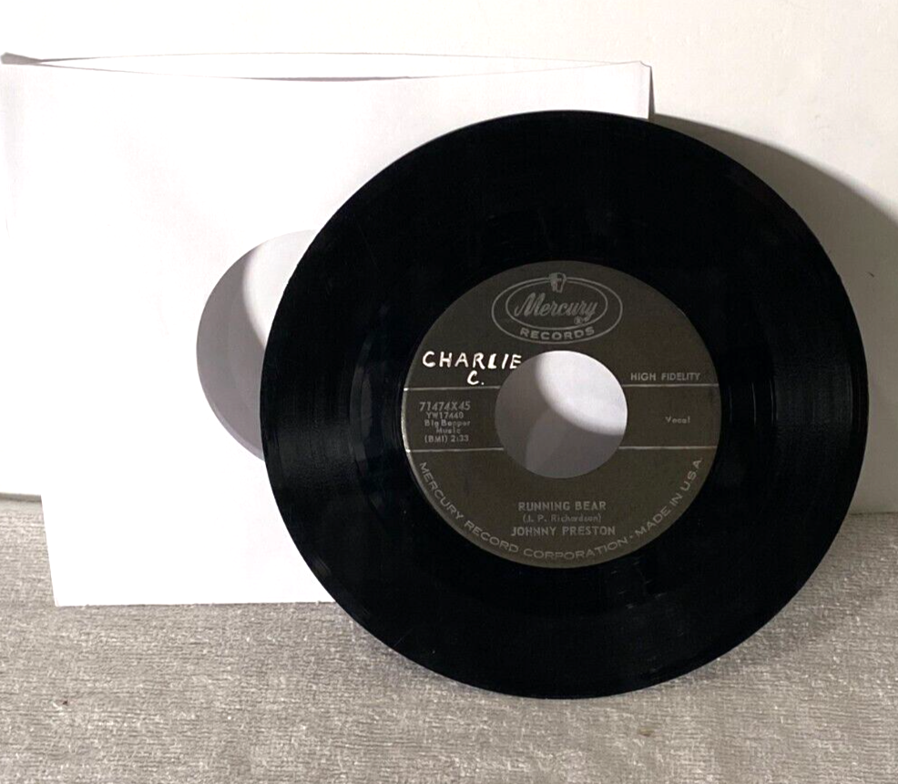 JOHNNY PRESTON Running Bear / My Heart Knows 7
