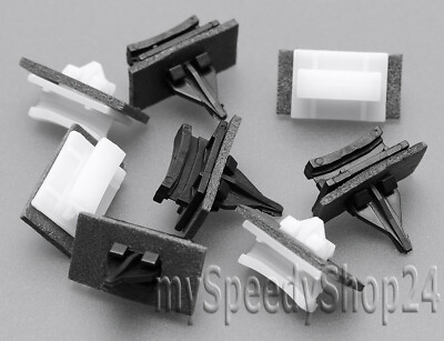 8x vorne Windschutzscheibe Seitenverkleidung Clips Zierleisten für FORD TRANSIT