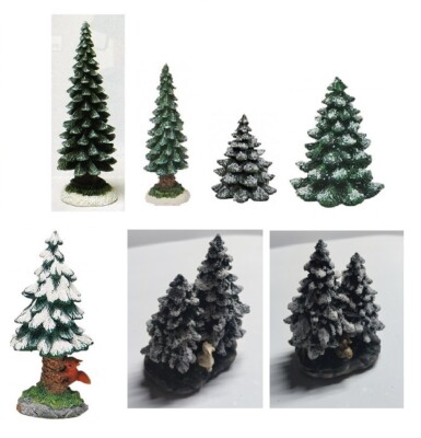 Wurm - Baum und Schneetanne für Ihr Weihnachtsdorf / 7,0 - 17,0 cm