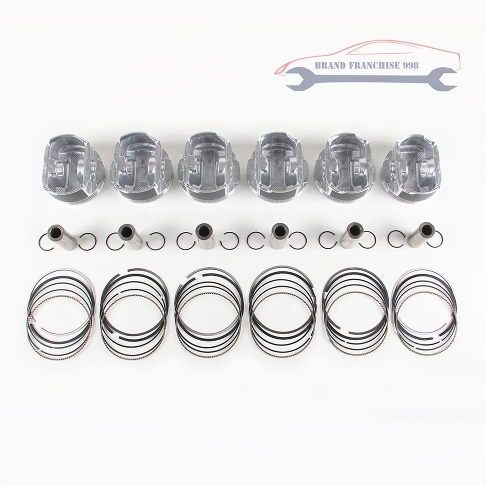 3.6L Pistons & Rings Kit Fit For Buick Cadillac CTS SRX STS #12590866# - Image 4 of 4