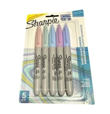 New Sharpie Mystic Gems Fine Point 5 Count Permanent