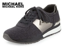 MICHAEL MICHAEL KORS Women's Allie Trainer Sneakers Designer Fashion Shoes 10