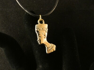 Egypt Nefertiti Queen Charms Anhänger 24 Karat vergoldet