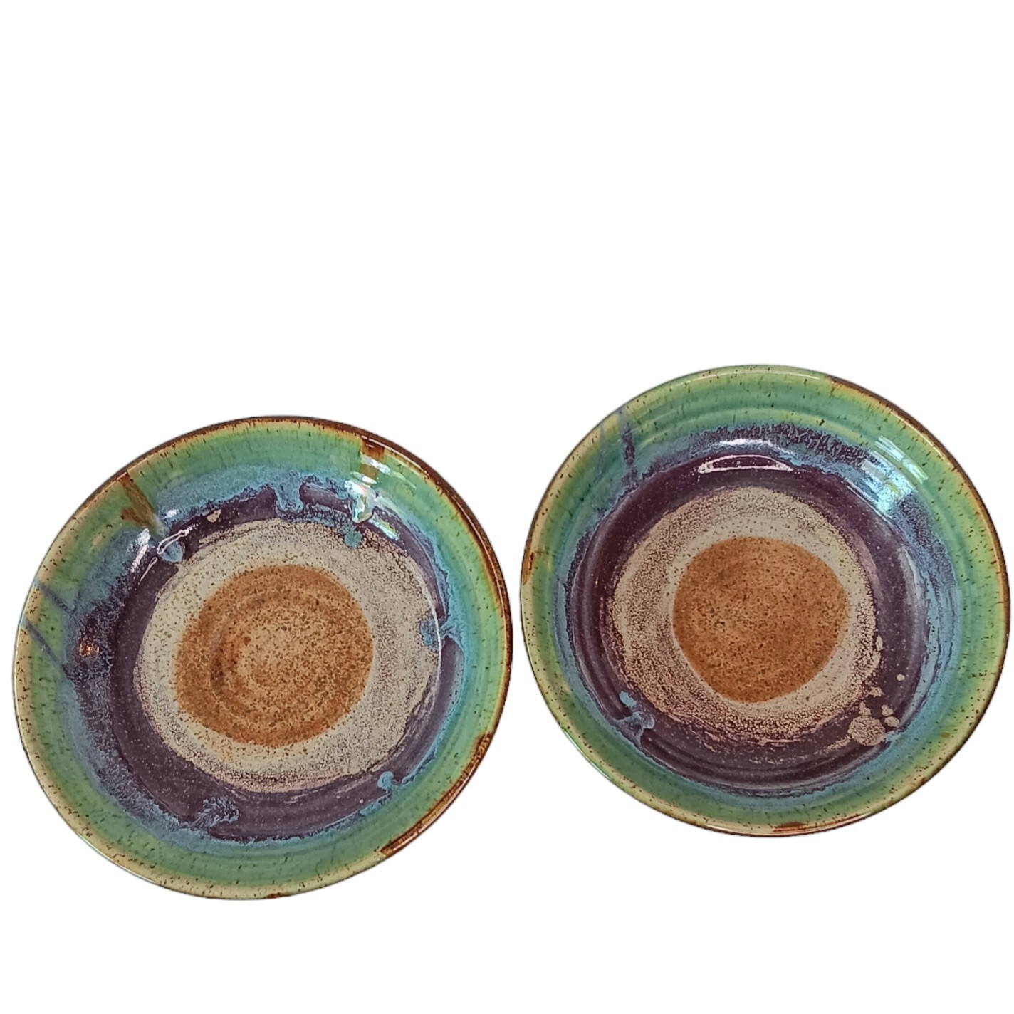 Glazed Pottery Bowl Set of 2 - 9