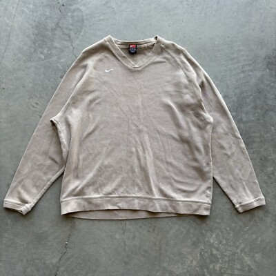 tan vintage nike sweatshirt