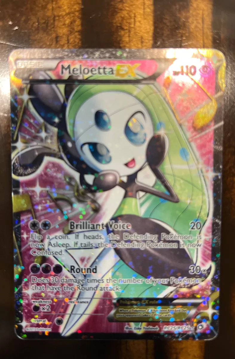 Pokémon TCG - Meloetta EX RC25/RC25 - Full Art Ultra Rare - Legendary  Treasures