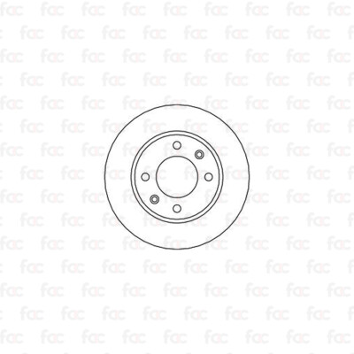 Brake Disc Rotors For Peugeot 307 Rear Axle Abtex BD889S