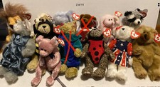 Lot of 11 Ty Beanie Babies 1993 Attic Treasures - Some Rare - No Duplicates