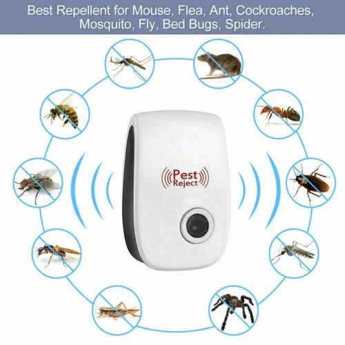 6 Pack Ultrasonic Pest Control Repeller Reject Rat Mouse Mice Spider UK Plug-in - Picture 3 of 13