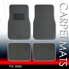 For Jeep New 4 Pc Car Truck Suv Carpet Floor Mats Set With Driver Heel Pad For Jeep New 4 Pc Car Truck Suv Carpet Floor Mats Set With Driver Heel Pad