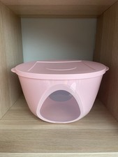 Tupperware Mediterrano  4,3 L Schüssel mit Sichtfenster Rosa Neu