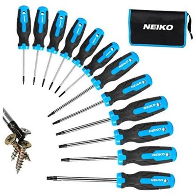 01377A Magnetic Torx Screwdriver Set | 12 Piece | T5   T40 | 6 Point Star