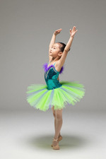 Revolution Stand Out Teal Purple Lime Sequin Feather Tutu Dance SC MC New