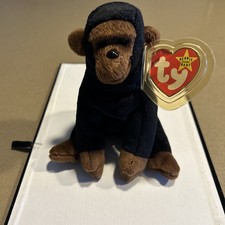 Ty Beanie Baby Congo the Gorilla Plush Toy 1996 With Tags