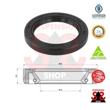 Shaft Seal, Manual Transmission Main Shaft Suit MITSUBISHI Mirage 1.5 (C12A)