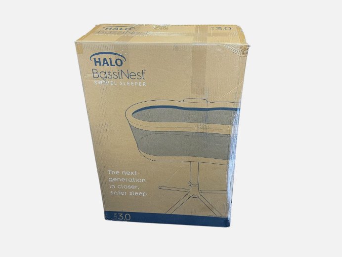 Baby Bassinet HALO Innovations BassiNest Swivel Sleeper 3.0 4792 Gray NEW SEALED