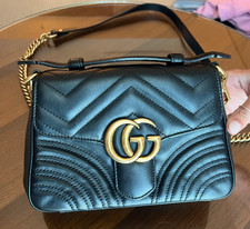 Gucci GG Marmont Trapezoid Matelasse Shoulder...