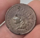 1877 Indian Head Cent Key Date VF Details Full Liberty Guaranteed Authentic