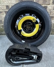 VOLKSWAGEN POLO SKODA FABIA RAPID GENUINE FULL SIZE spare wheel KIT 185/60/15