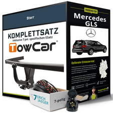 Anh&auml;ngerkupplung starr f&uuml;r MERCEDES GLS +E-Satz Kit NEU AHK