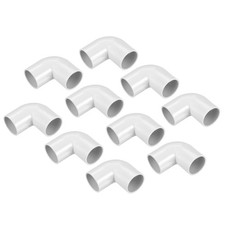 10X PVC Conduit Coupler 90 Degree Elbow Fitting 25mm for Hose Electrical Conduit