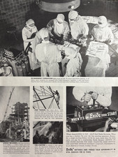 1942 Exide Car Batteries Emergency Operations Lights High Tension VTG Pr...