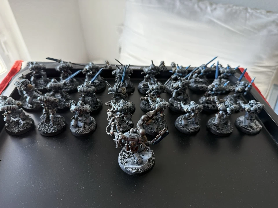 Games Workshop Warhammer 40K Grey Knights Well-painted Army lot - Image 3 of 3