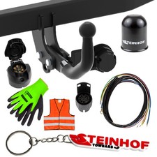 Anhängerkupplung starr für Honda Jazz III GE/GG 5-Tür+ESatz 7pol Kpl.