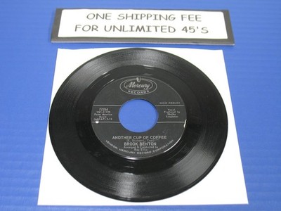 Brook Benton - Another Cup Of Coffee /Too Late To Turn Back Now -1964 Soul 45 VG