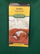 Arches National Park Map 211 by National Geographic Map
