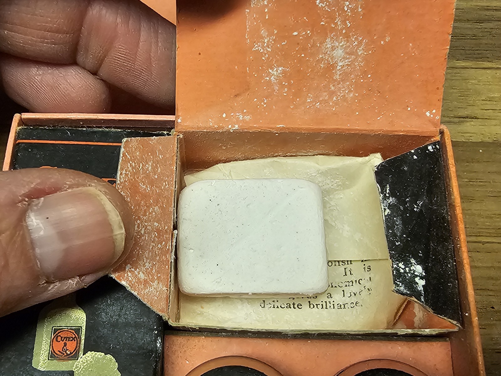 Vintage Cutex Nail Caddy Set Cuticle Paste Polish Vanity Set Pink And Black Box